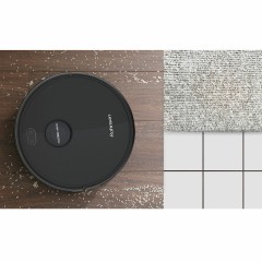 Rohnson RM-01 Mamba Σκούπα Ρομπότ με Αυτονομία έως 120min και Κάλυψη Χώρου έως 200τ.μ. Μαύρη